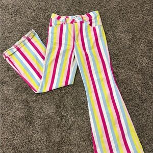 Wrangler x Barbie Colorful Striped Pants